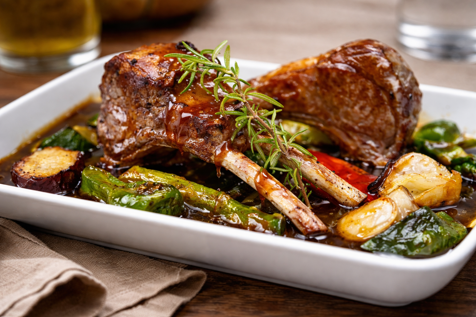 Lamb Rost-Dinner